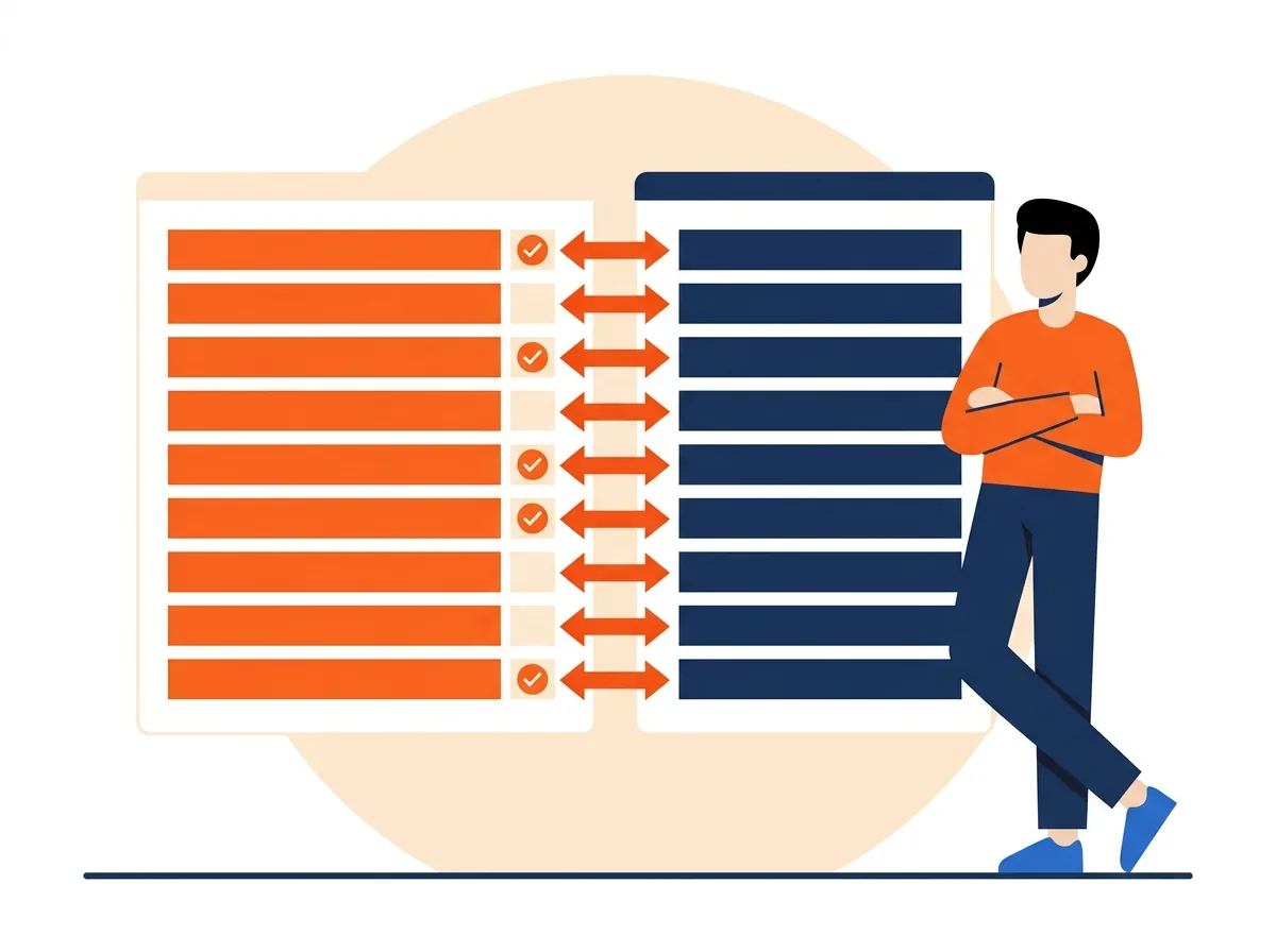 Illustration for Bank statements and reconciliation models: Statements are brought in as OFX, CSV or CAMT files each period