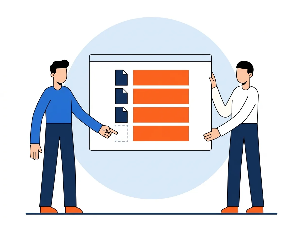 Each asset and liability is supported by a document rather than an assertion