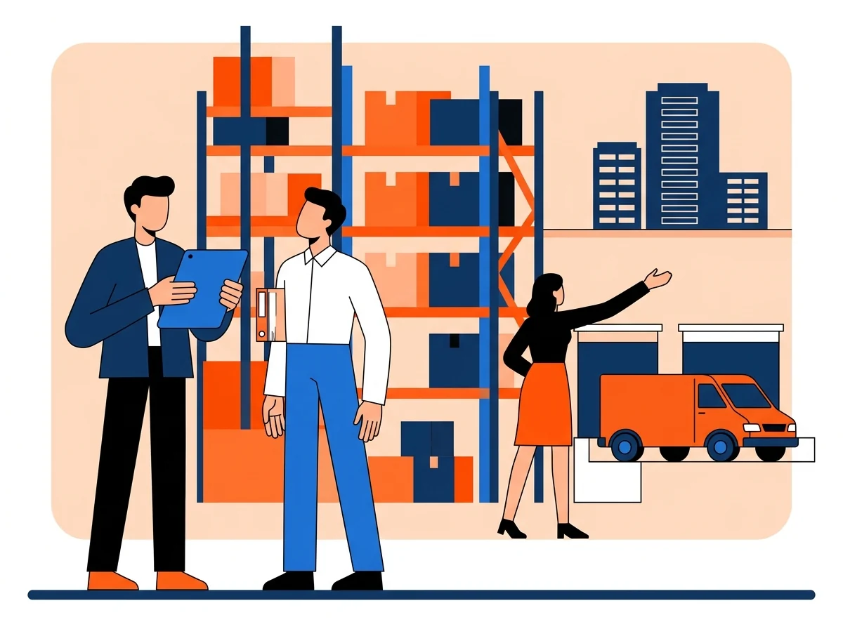 Counting stock at a Gurugram logistics warehouse where inventory moves out within days