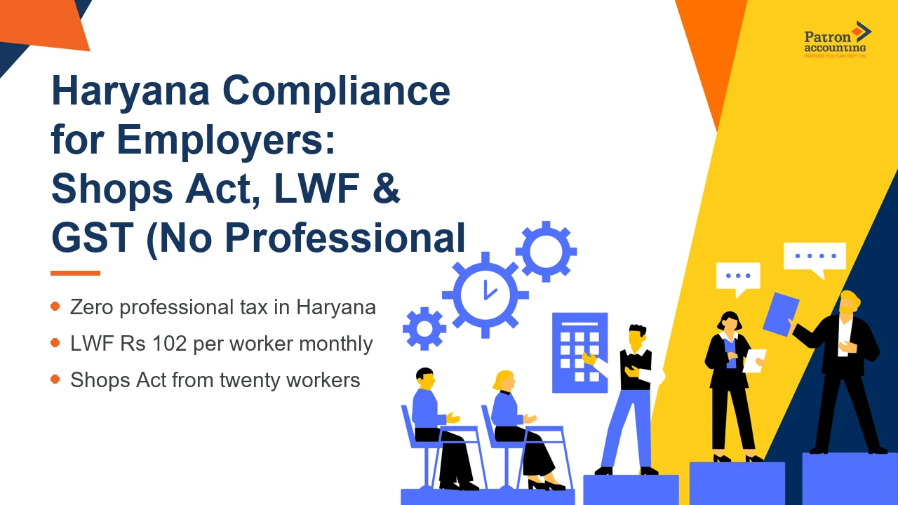 Haryana Compliance for Employers: Shops Act, LWF & GST (No Professional Tax) - Featured Image