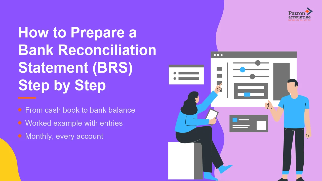 How to Prepare a Bank Reconciliation Statement (BRS) Step by Step - Featured Image