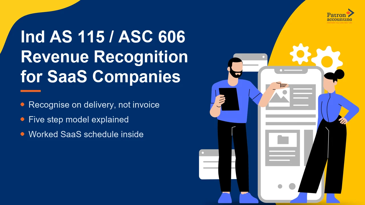 Ind AS 115 / ASC 606 Revenue Recognition for SaaS Companies - Featured Image