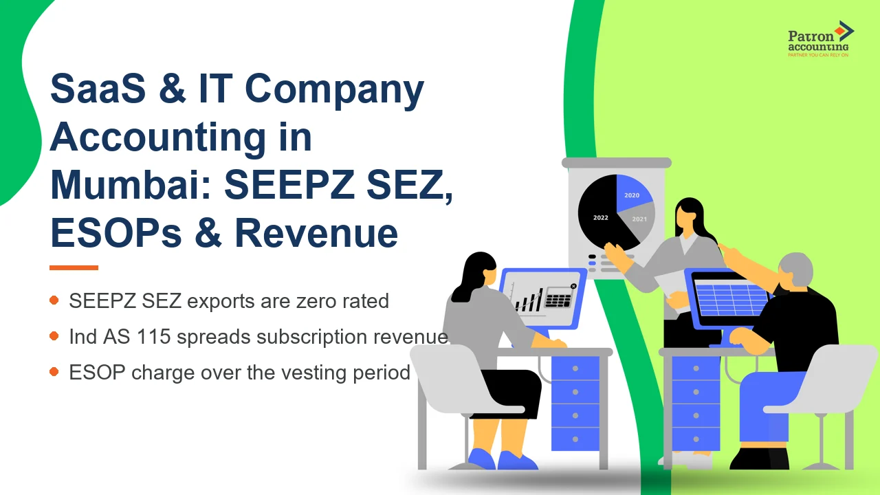 SaaS & IT Company Accounting in Mumbai: SEEPZ SEZ, ESOPs & Revenue Recognition - Featured Image