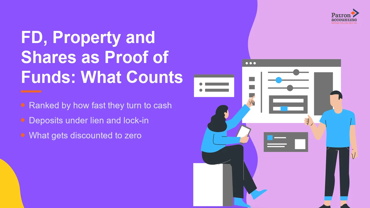 FD, Property and Shares as Proof of Funds: What Counts