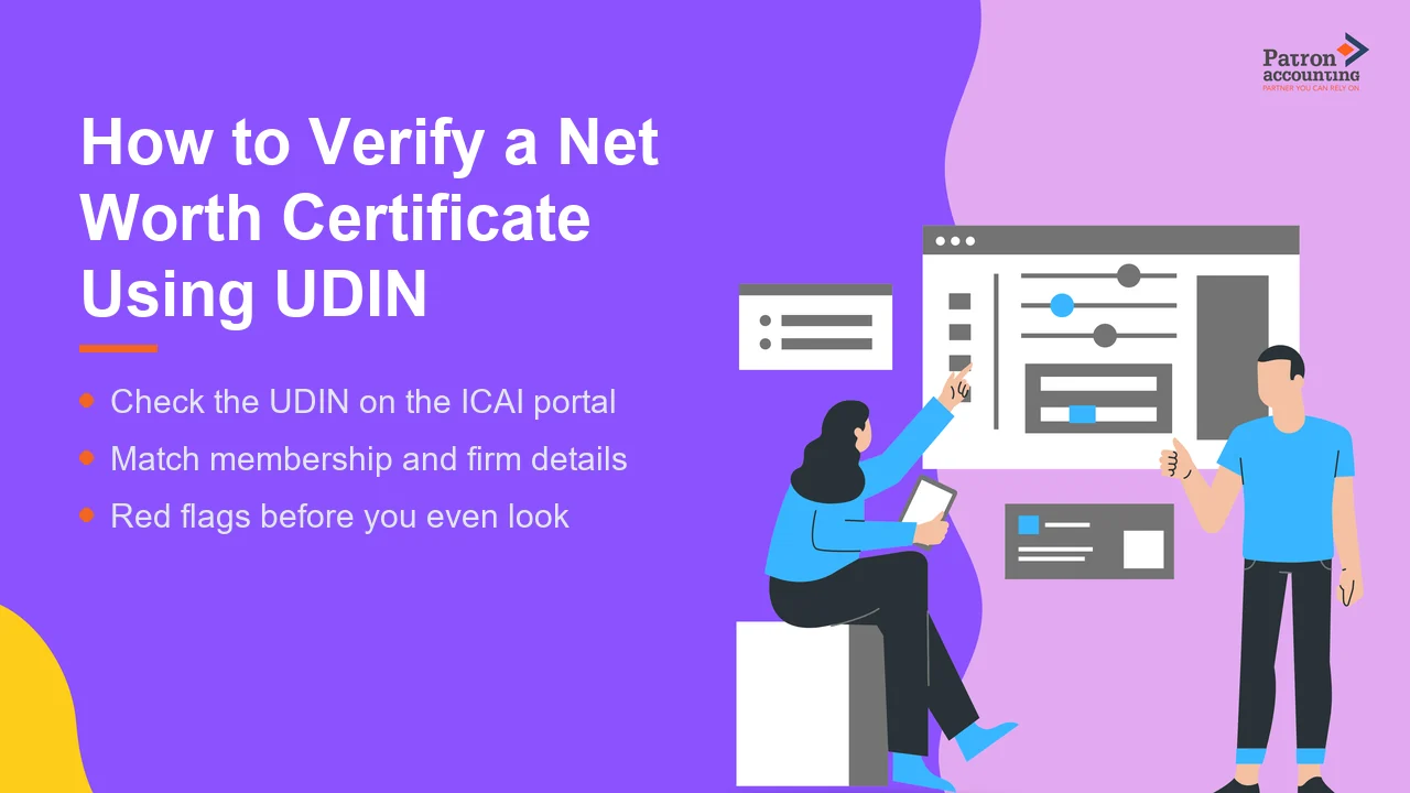 How to Verify a Net Worth Certificate Using UDIN - Featured Image