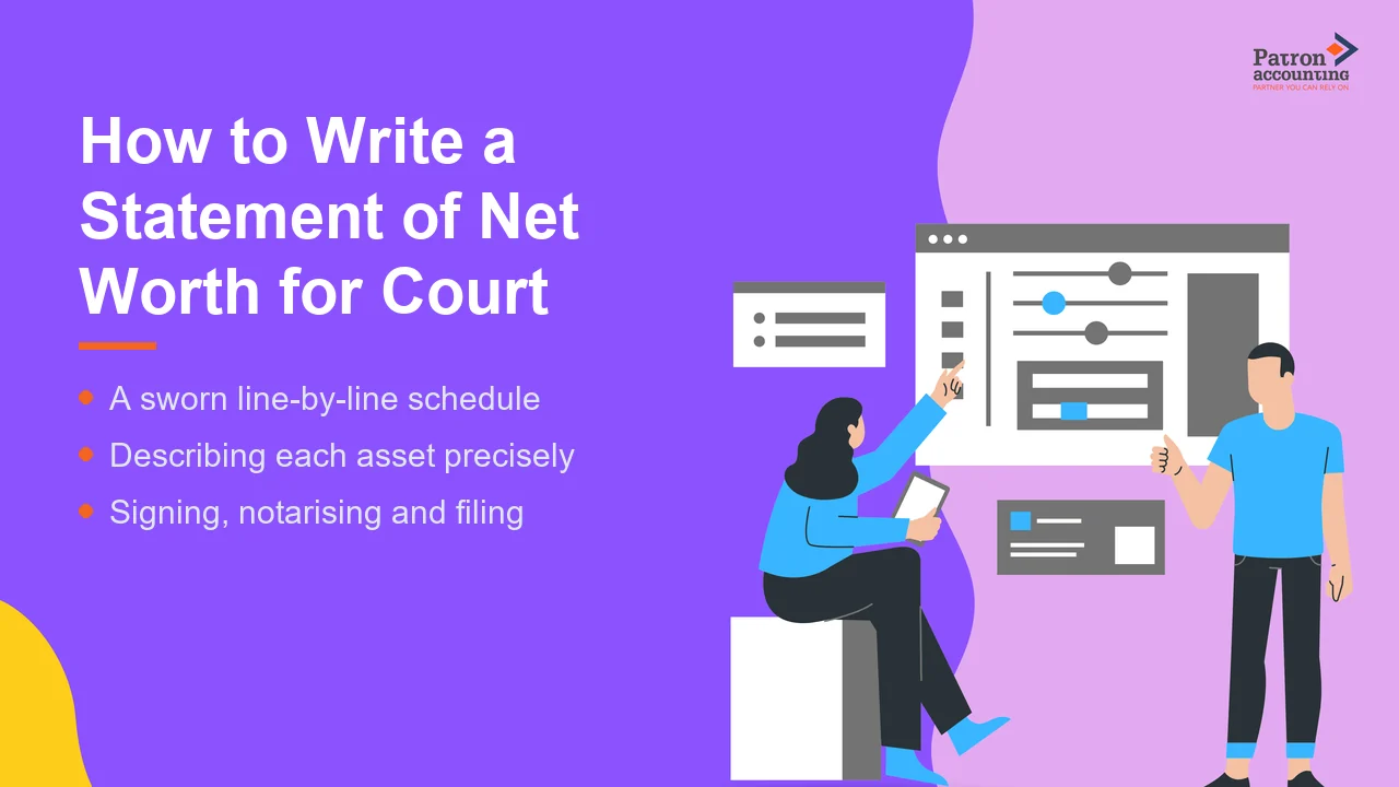 How to Write a Statement of Net Worth for Court - Featured Image