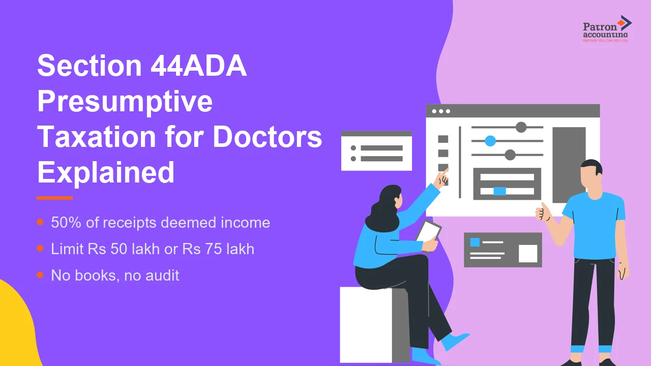 Section 44ADA Presumptive Taxation for Doctors Explained - Featured Image