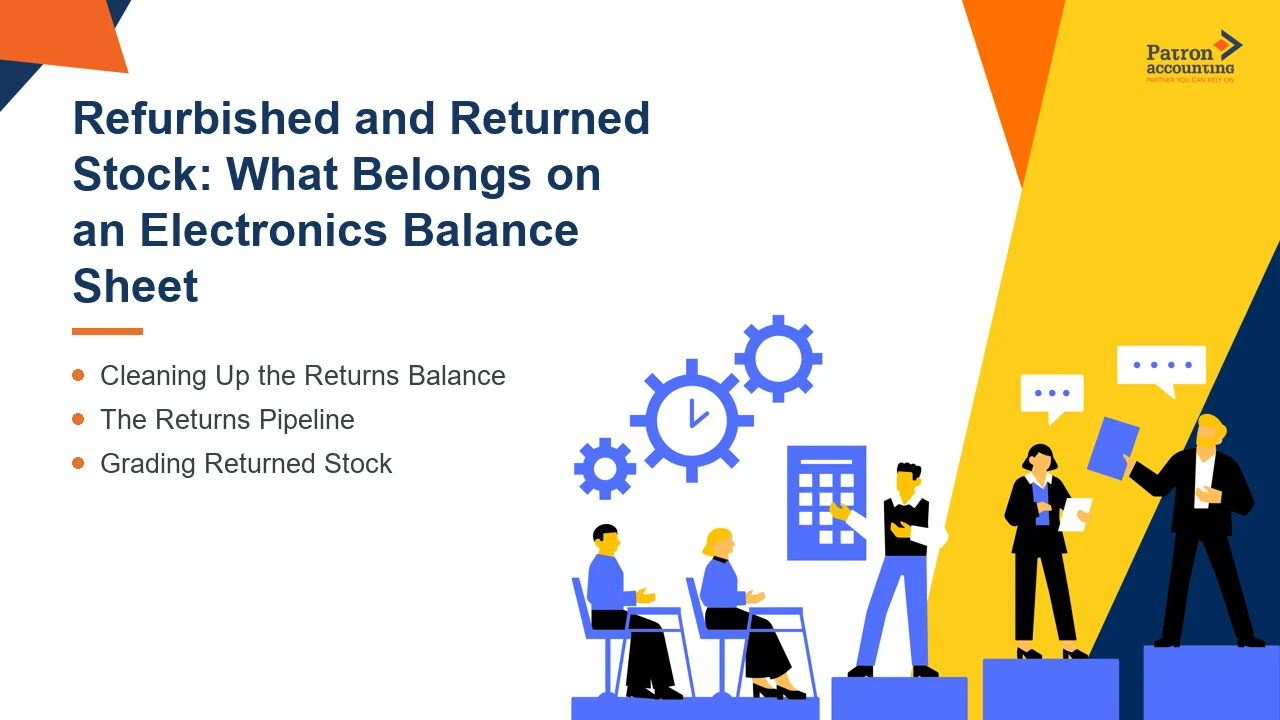 Refurbished and Returned Stock: What Belongs on an Electronics Balance Sheet