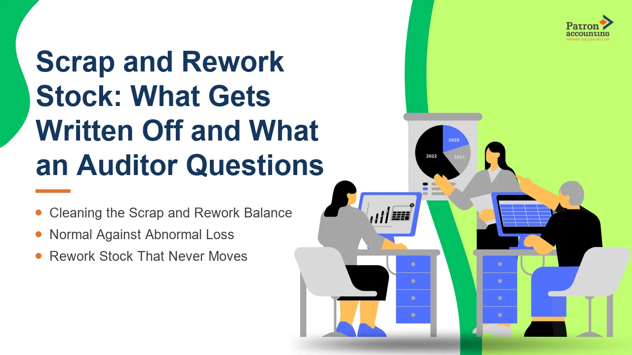 Scrap and Rework Stock: What Gets Written Off and What an Auditor Questions
