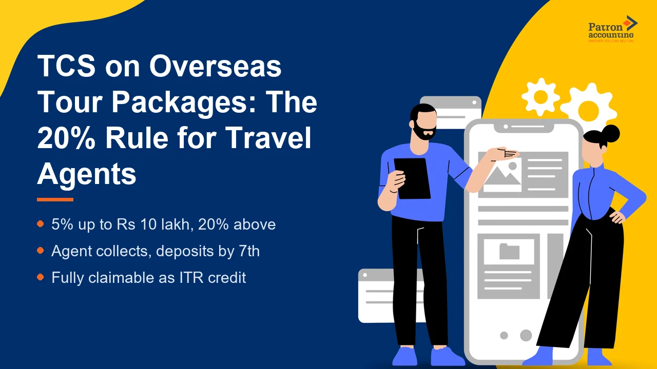 TCS on Overseas Tour Packages: The 20% Rule for Travel Agents - Featured Image