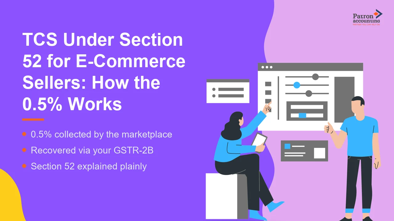 TCS Under Section 52 for E-Commerce Sellers: How the 0.5% Works - Featured Image