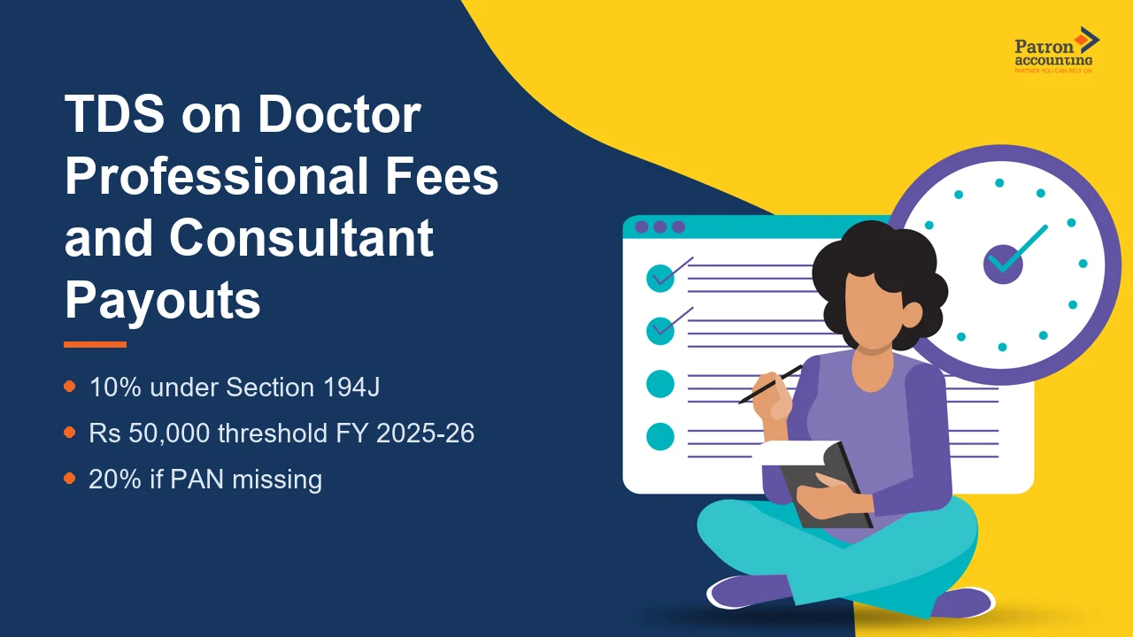TDS on Doctor Professional Fees and Consultant Payouts - Featured Image