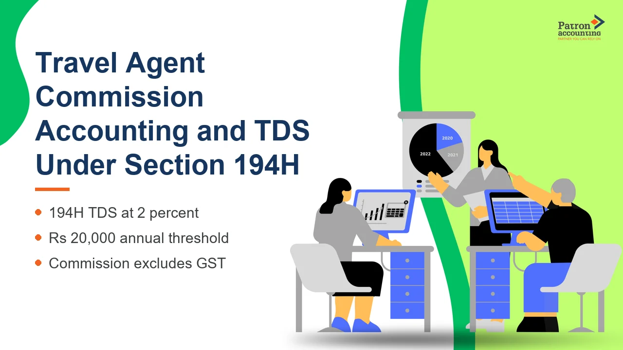 Travel Agent Commission Accounting and TDS Under Section 194H - Featured Image