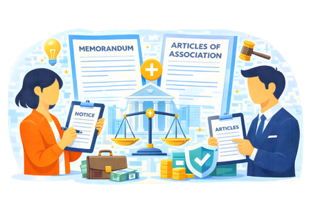 Prepare the Memorandum containing the society's name, objectives, registered office address, and details of founding members including names, addresses, designations, and occupations.