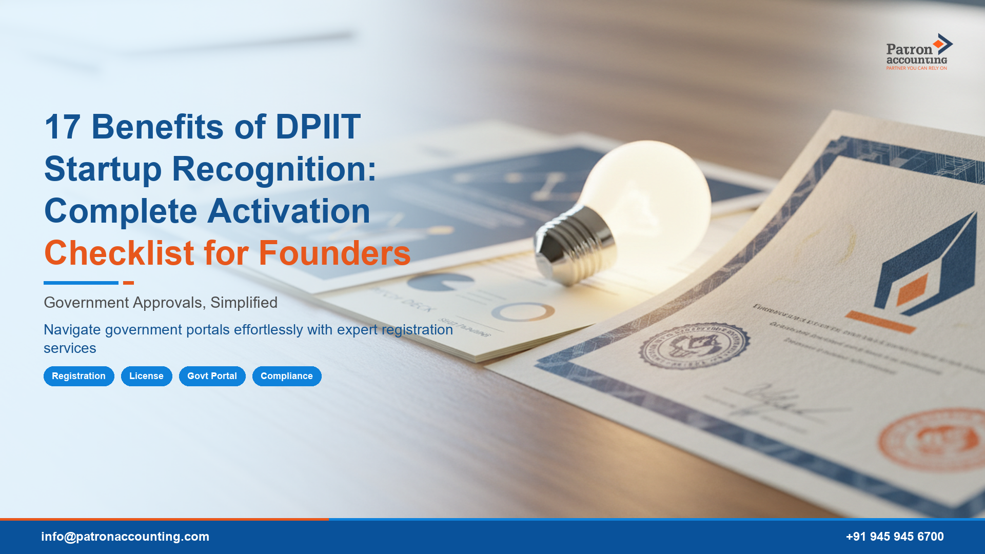 17 Benefits of DPIIT Startup Recognition: Complete Activation Checklist for Founders