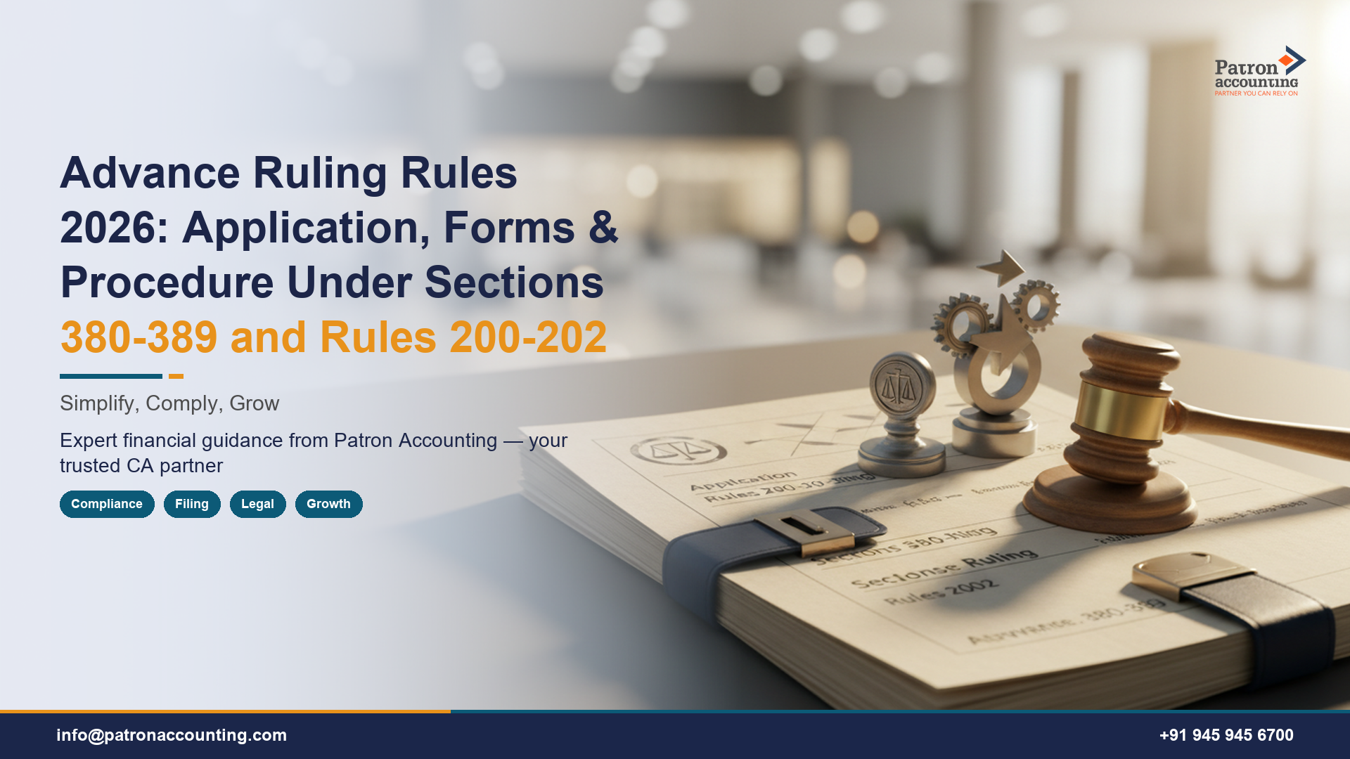 Advance Ruling Rules 2026: Application, Forms & Procedure Under Sections 380-389 and Rules 200-202