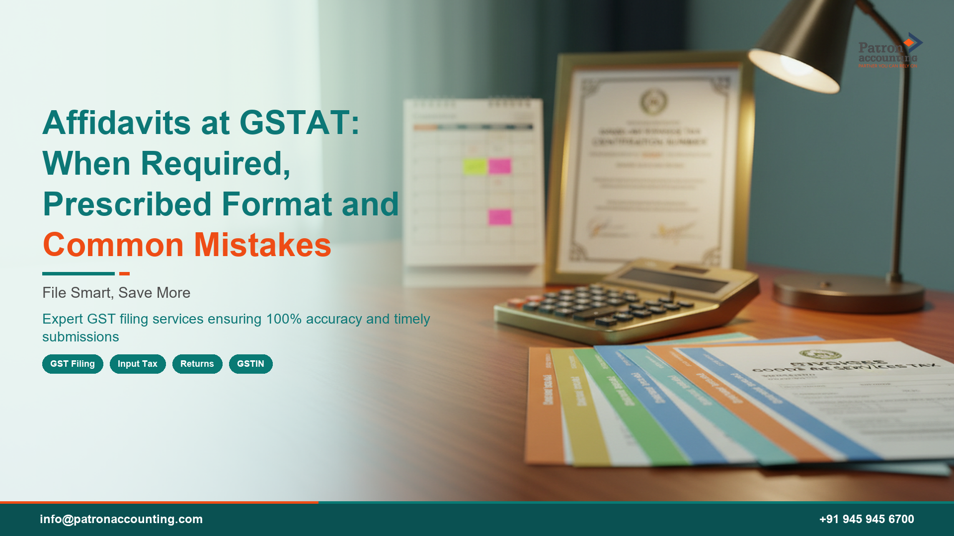 Affidavits at GSTAT: When Required, Prescribed Format and Common Mistakes