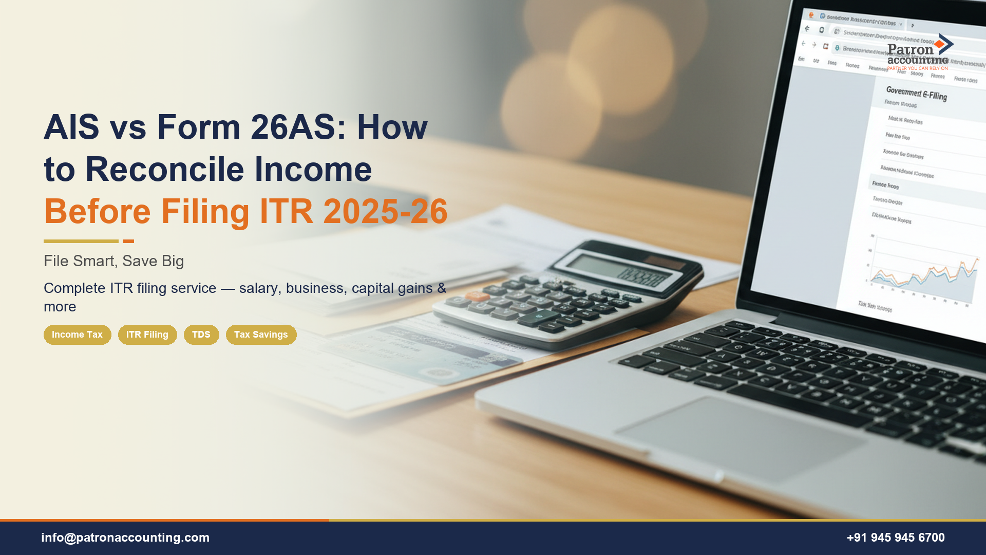 AIS vs Form 26AS: How to Reconcile Income Before Filing ITR 2025-26