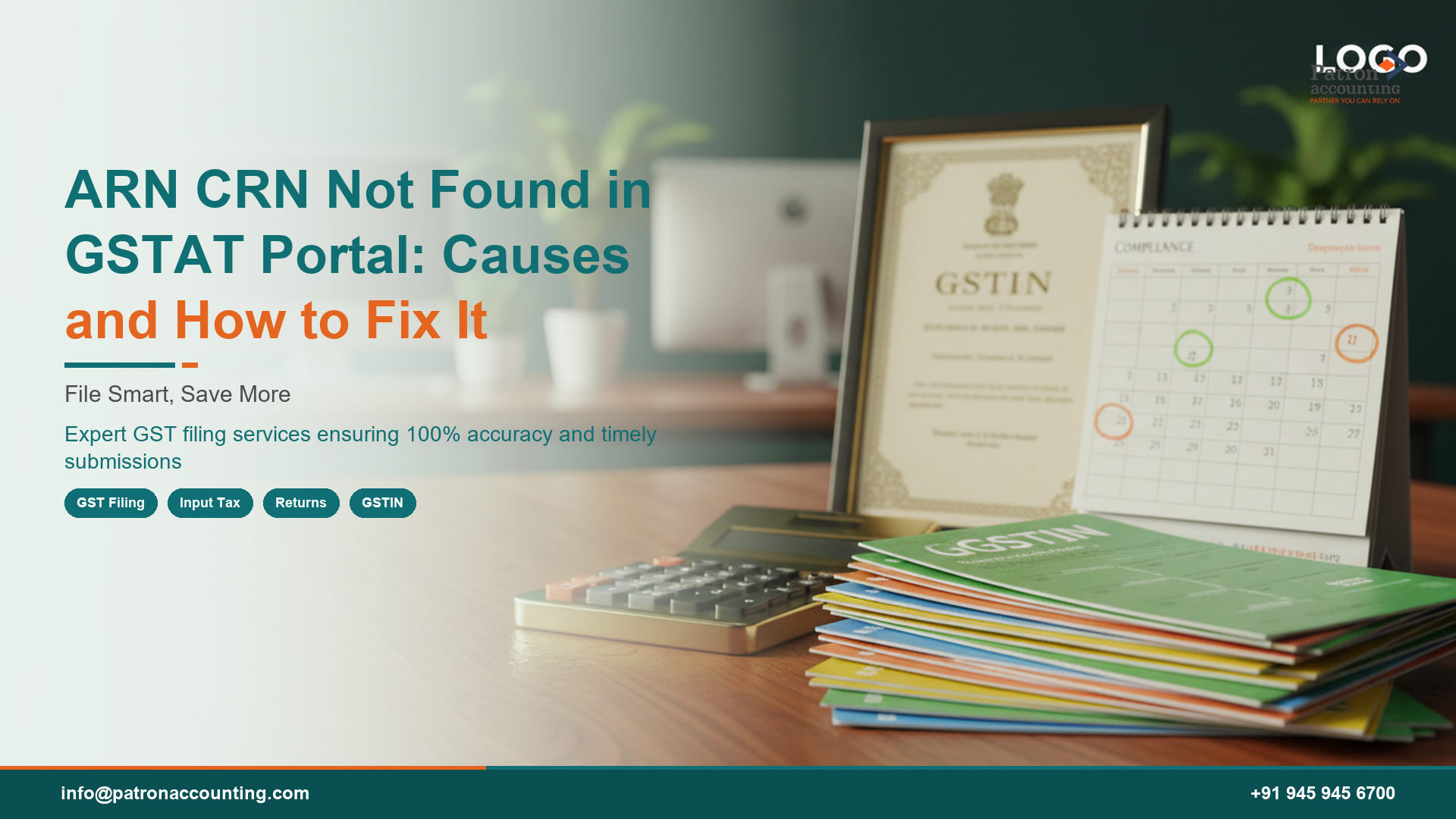 ARN CRN Not Found in GSTAT Portal: Causes and How to Fix It