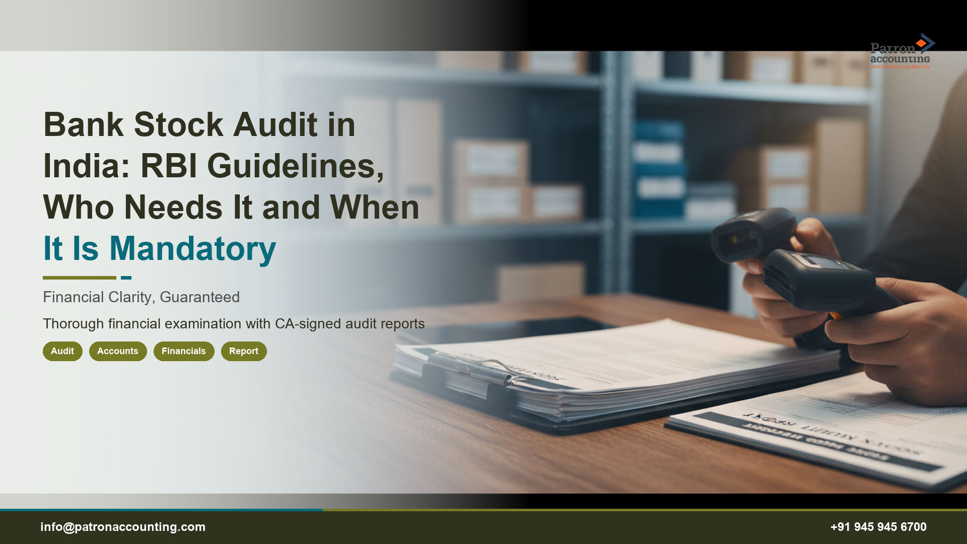 Bank Stock Audit in India: RBI Guidelines, Who Needs It and When It Is Mandatory