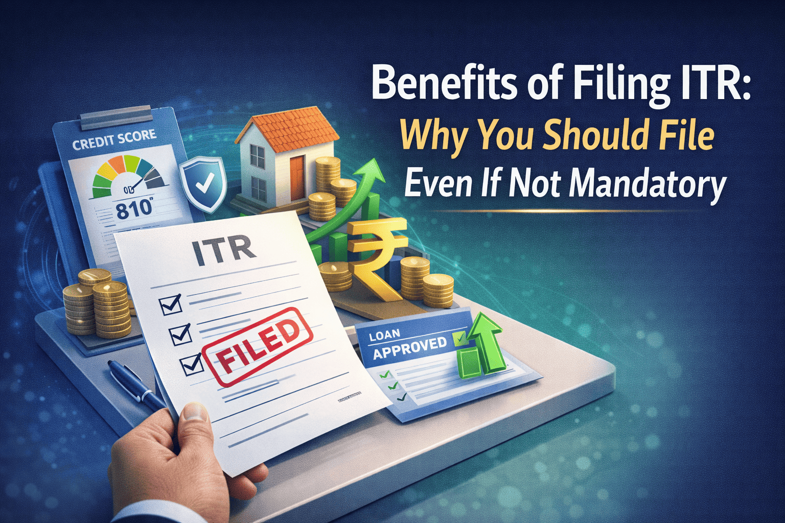 Benefits of Filing ITR: Why You Should File Even If Not Mandatory