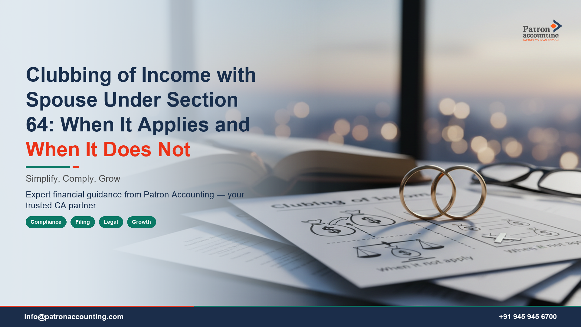 Clubbing of Income with Spouse Under Section 64: When It Applies and When It Does Not