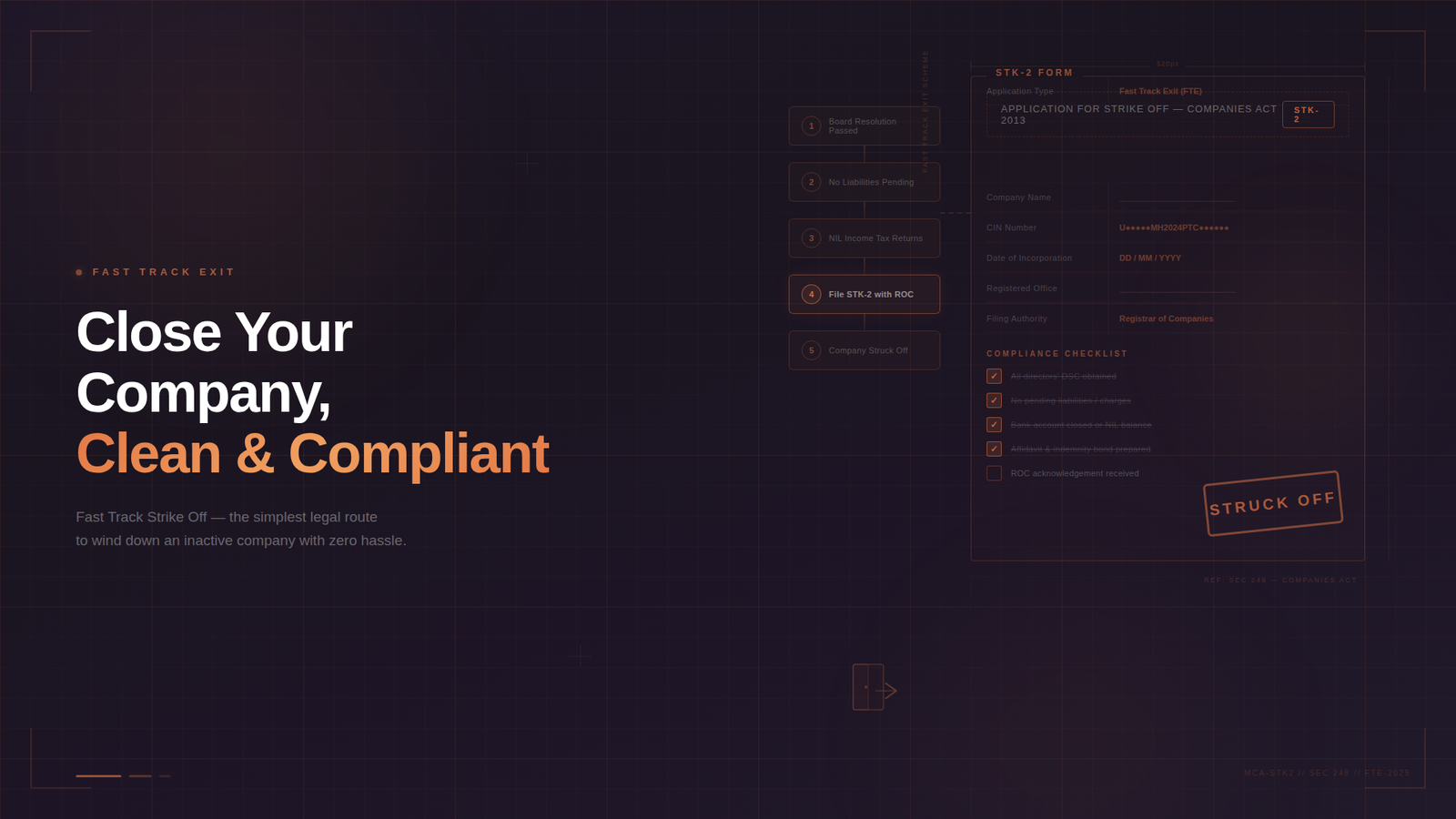 Company Strike Off: Fast Track Exit Procedure for Closing Your Company