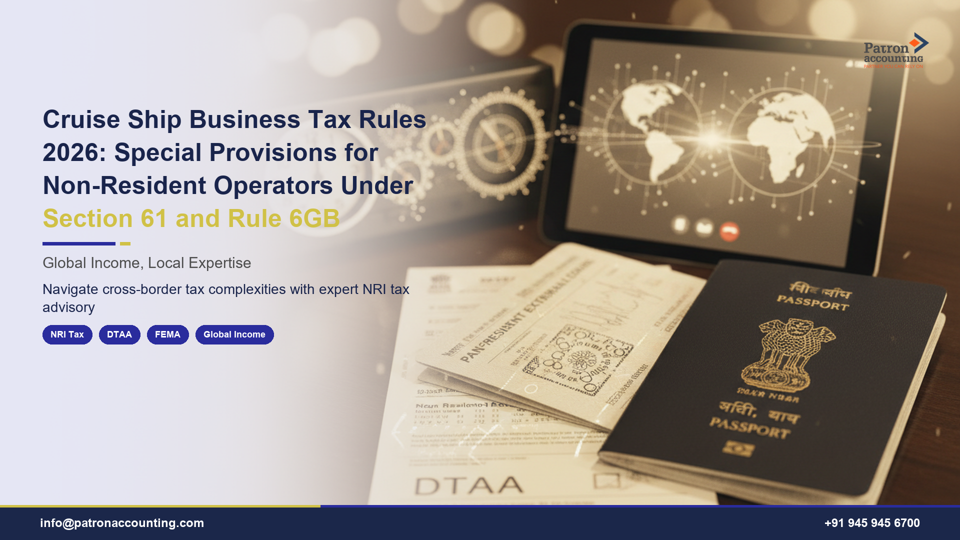 Cruise Ship Business Tax Rules 2026: Special Provisions for Non-Resident Operators Under Section 61 and Rule 6GB