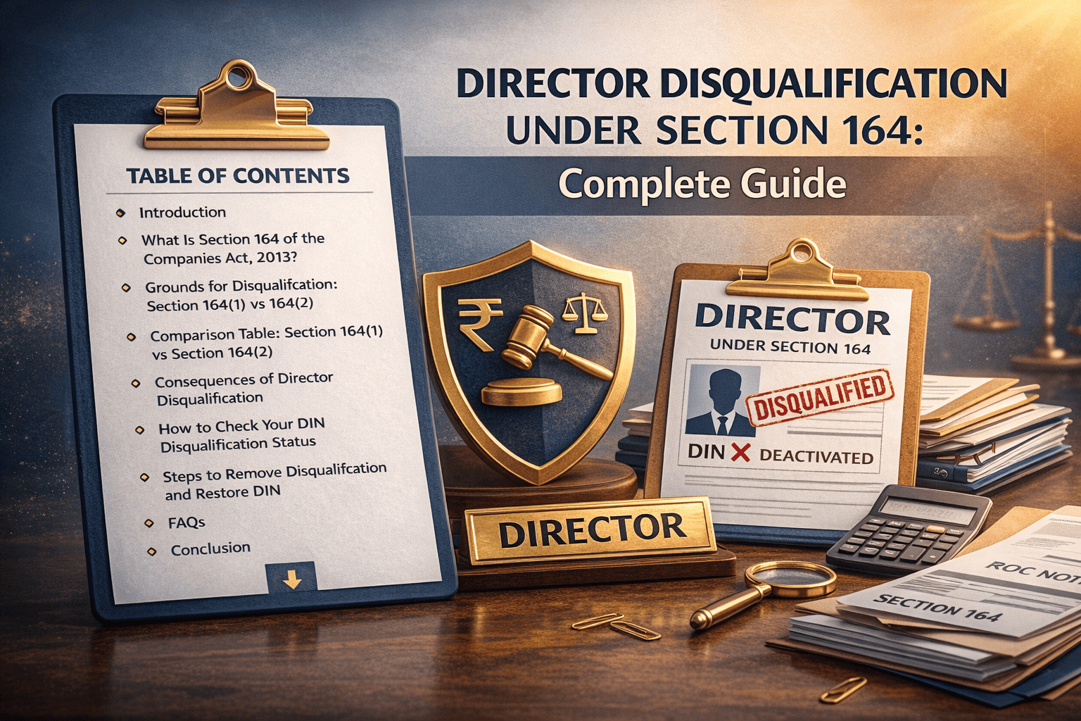 Director Disqualification Under Section 164: Complete Guide