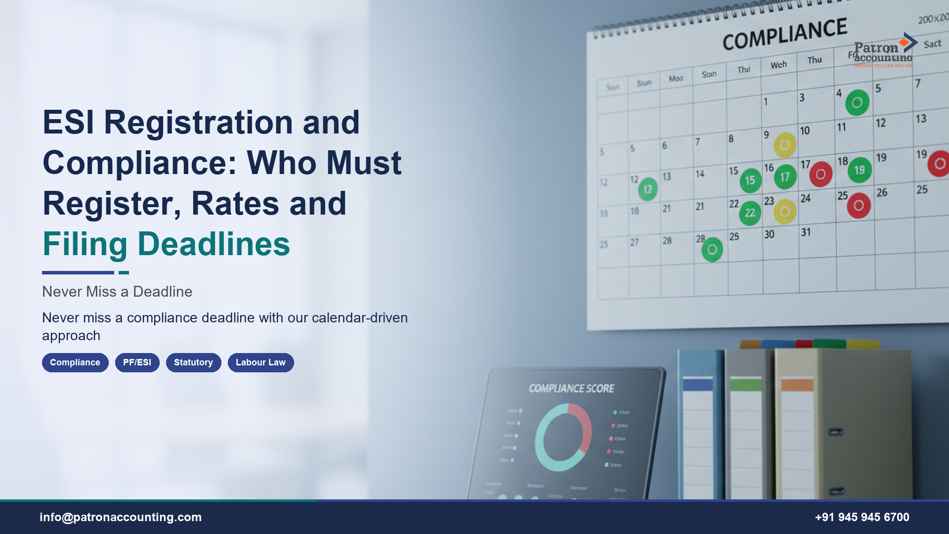 ESI Registration and Compliance: Who Must Register, Rates and Filing Deadlines