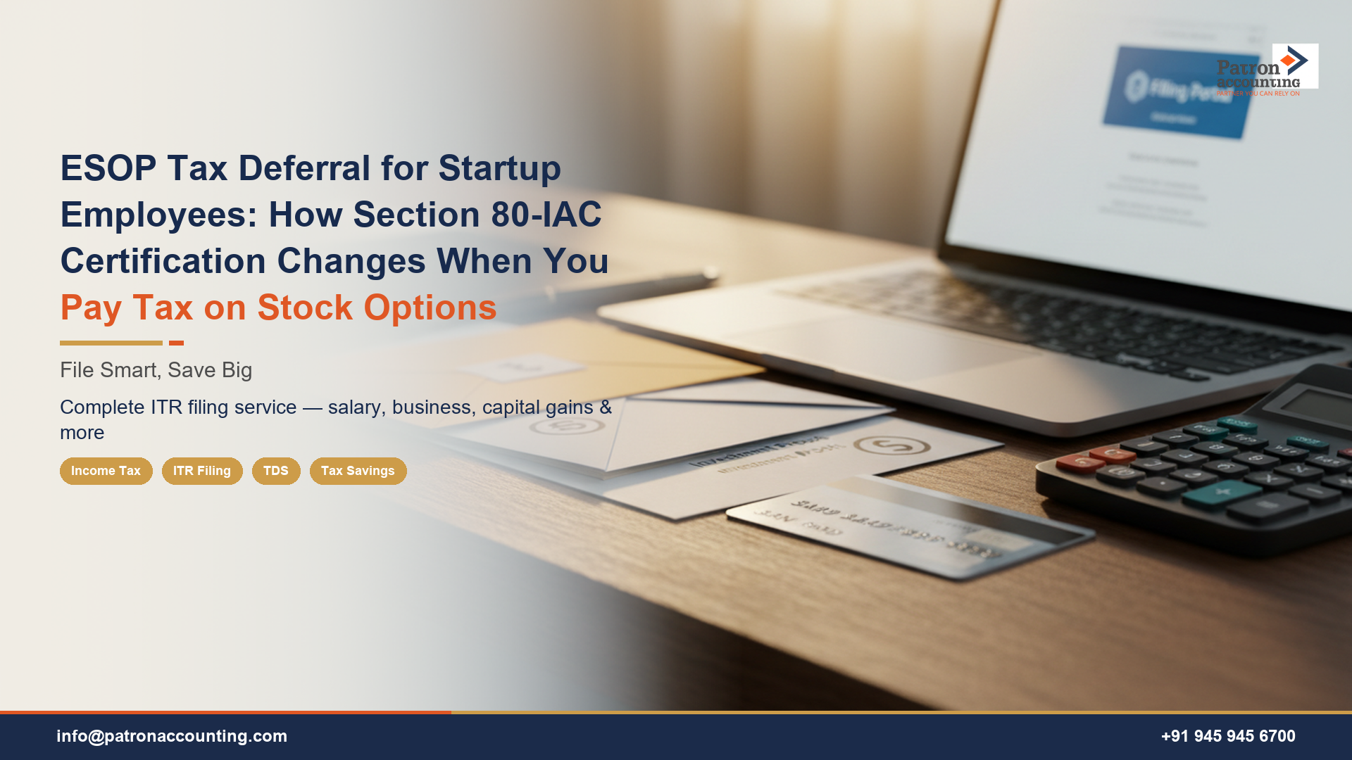 ESOP Tax Deferral for Startup Employees: How Section 80-IAC Certification Changes When You Pay Tax on Stock Options