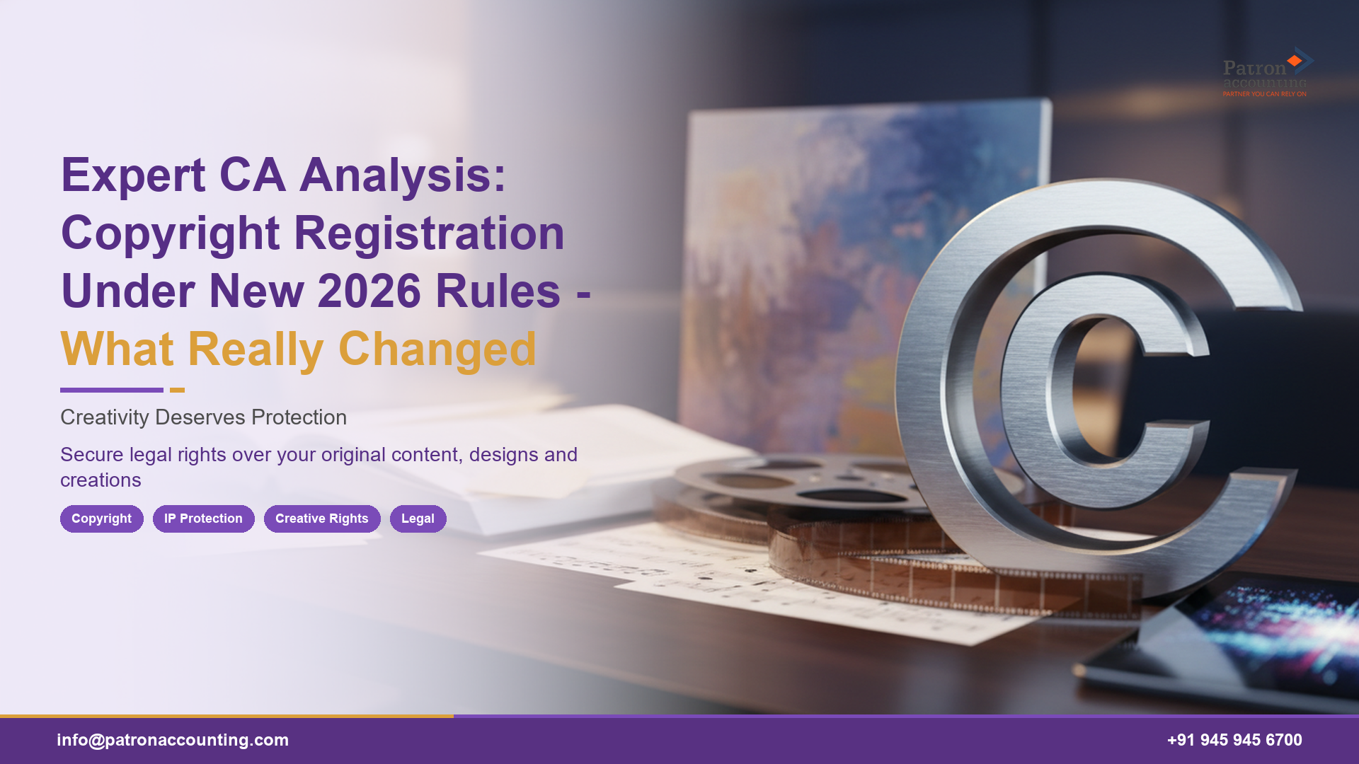 Expert CA Analysis: Copyright Registration Under New 2026 Rules - What Really Changed