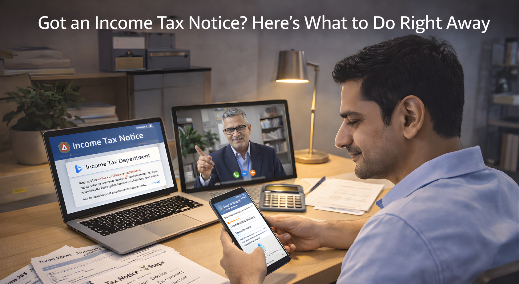 Got an Income Tax Notice? Here’s What to Do Right Away