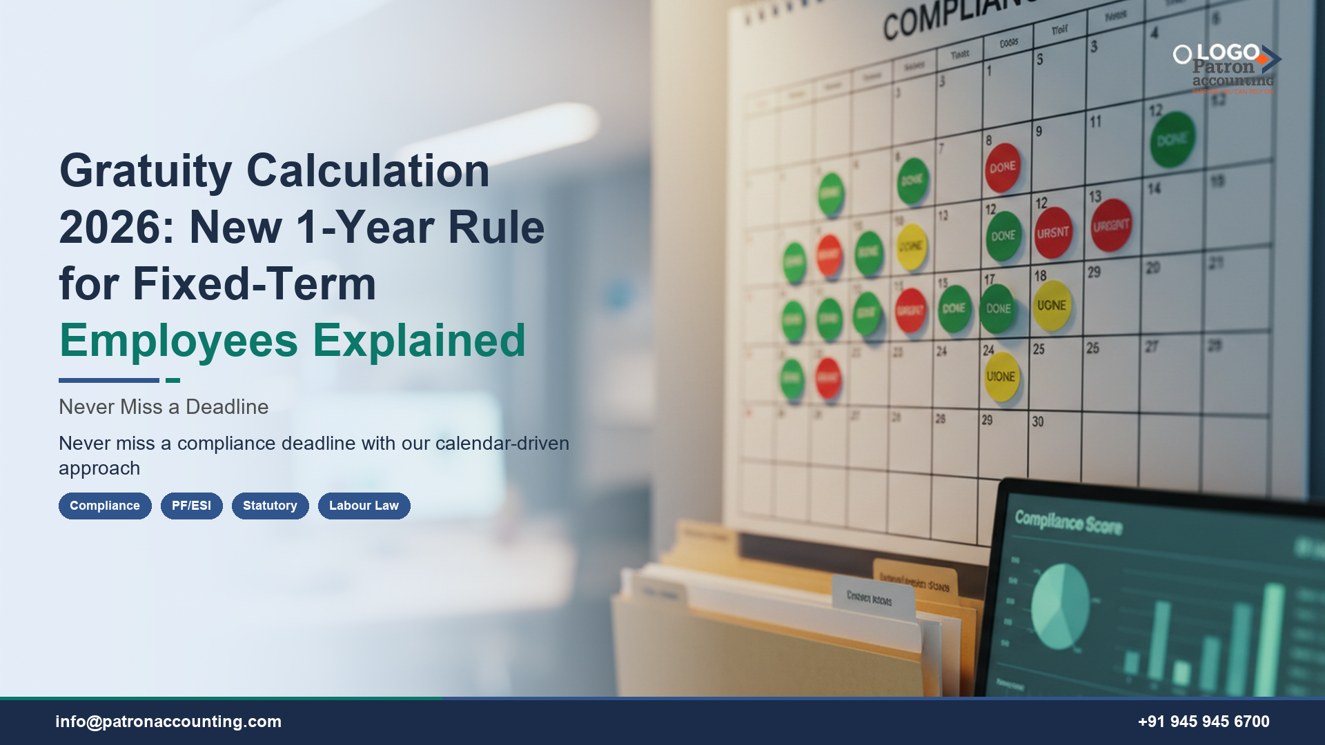Gratuity Calculation 2026: New 1-Year Rule for Fixed-Term Employees Explained