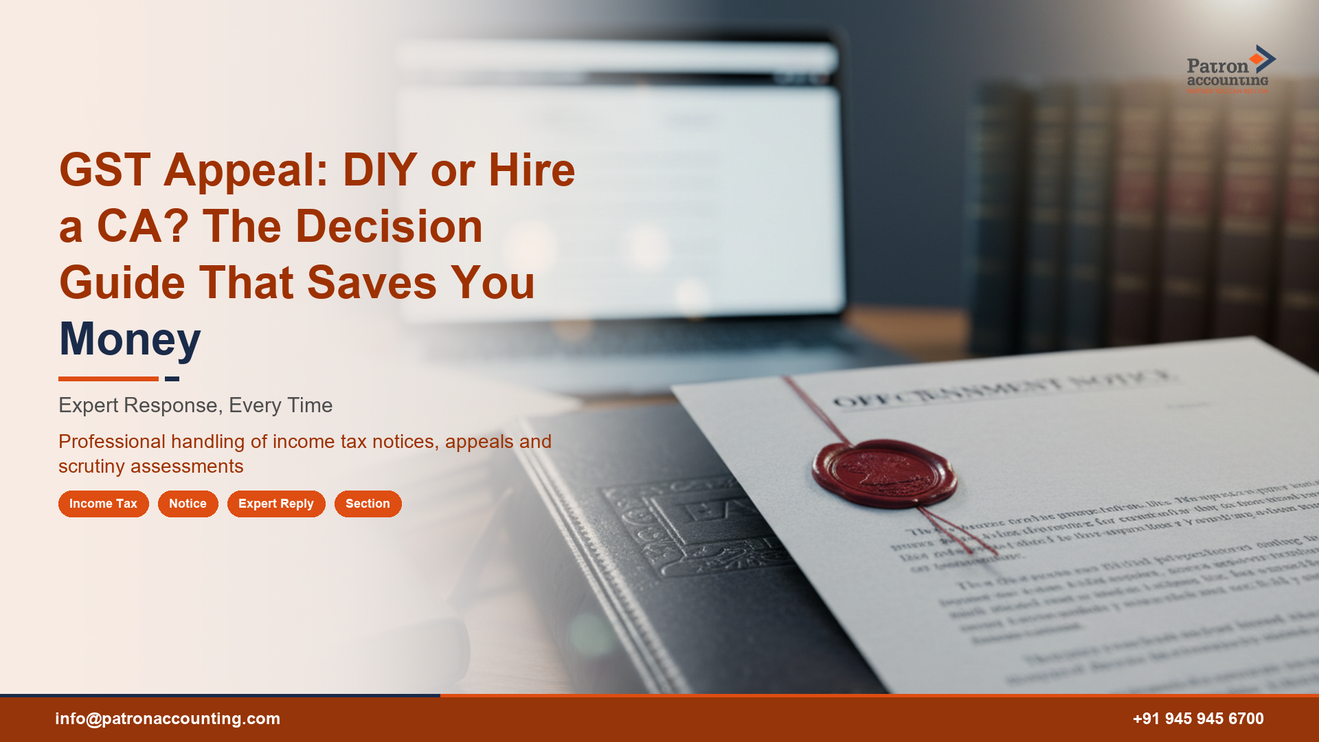 GST Appeal: DIY or Hire a CA? The Decision Guide That Saves You Money