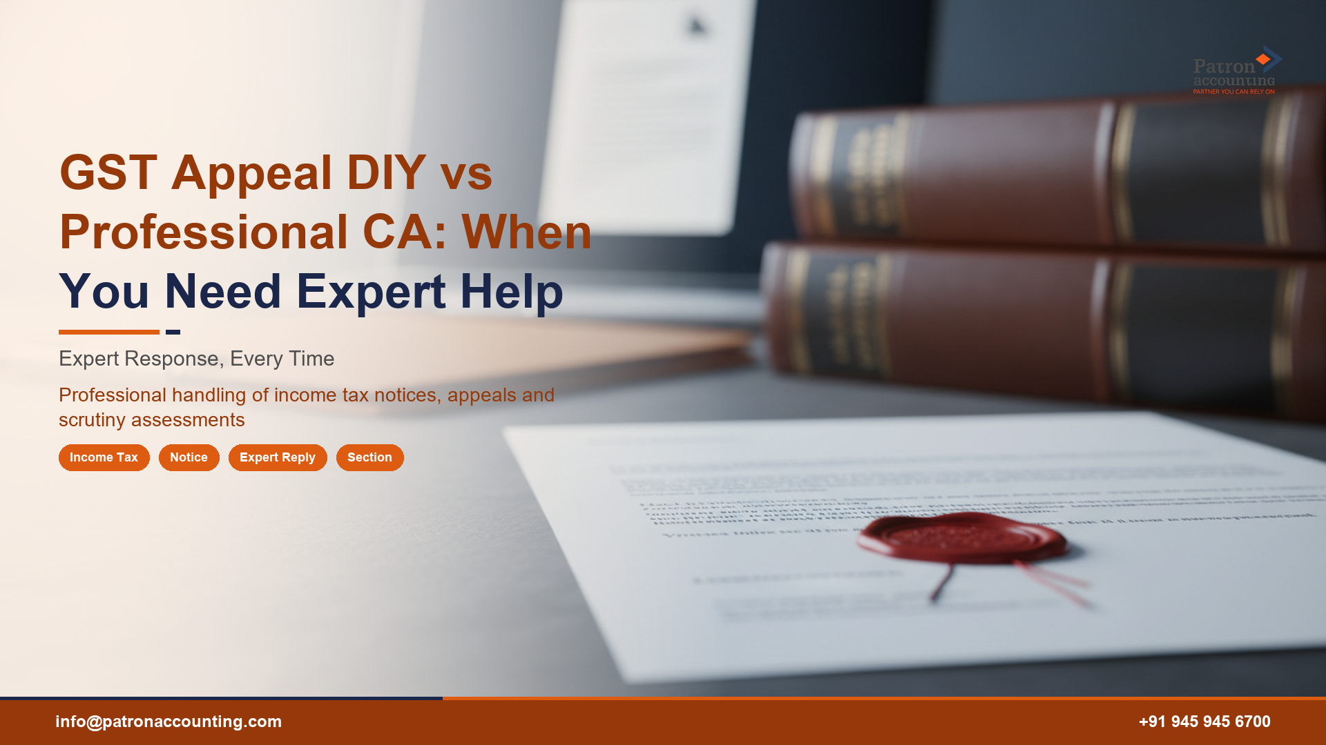 GST Appeal DIY vs Professional CA: When You Need Expert Help