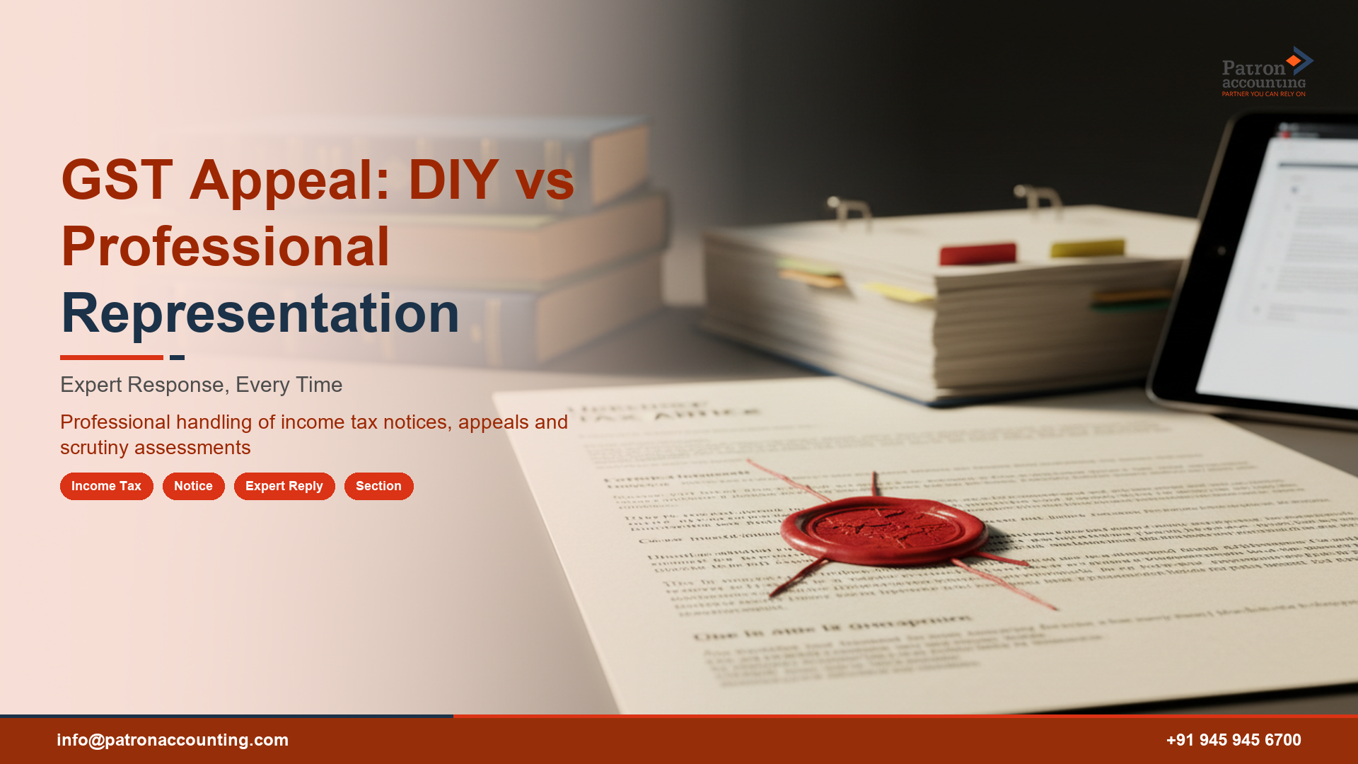 GST Appeal: DIY vs Professional Representation