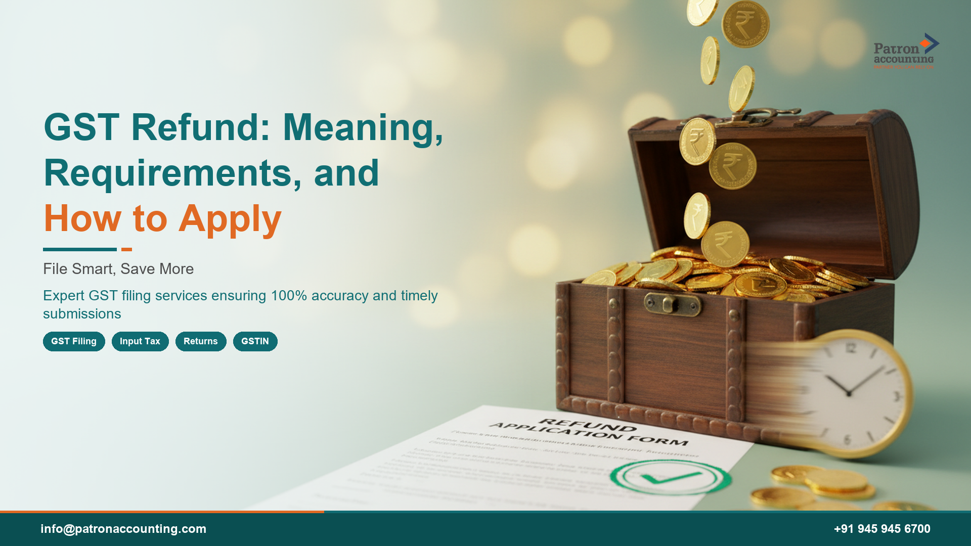 GST Refund: Meaning, Requirements, and How to Apply