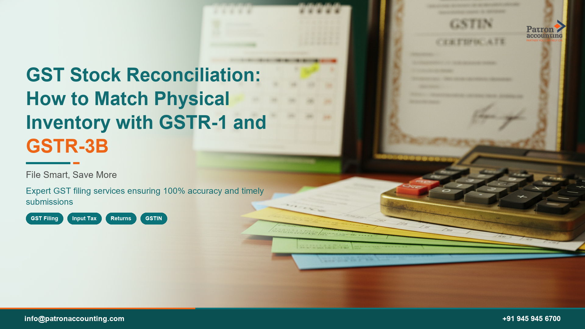 GST Stock Reconciliation: How to Match Physical Inventory with GSTR-1 and GSTR-3B