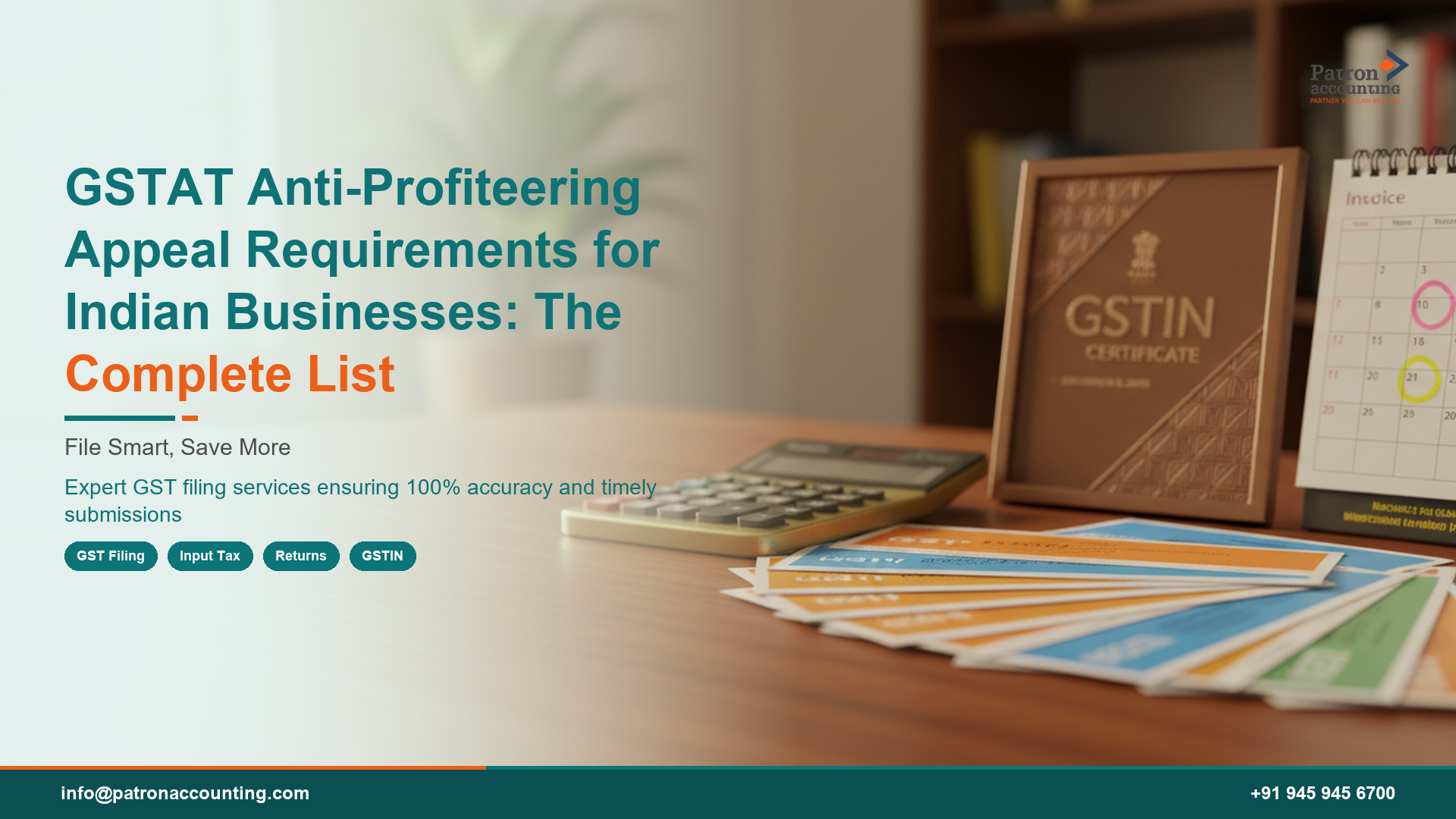 GSTAT Anti-Profiteering Appeal Requirements for Indian Businesses: The Complete List