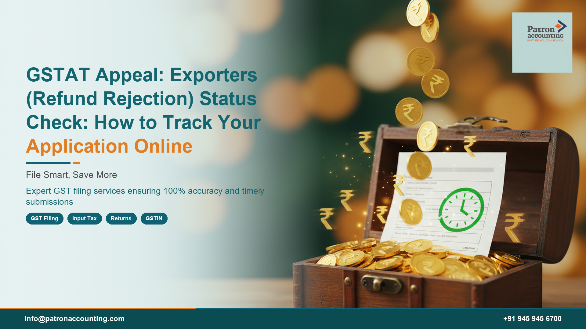GSTAT Appeal: Exporters (Refund Rejection) Status Check: How to Track Your Application Online