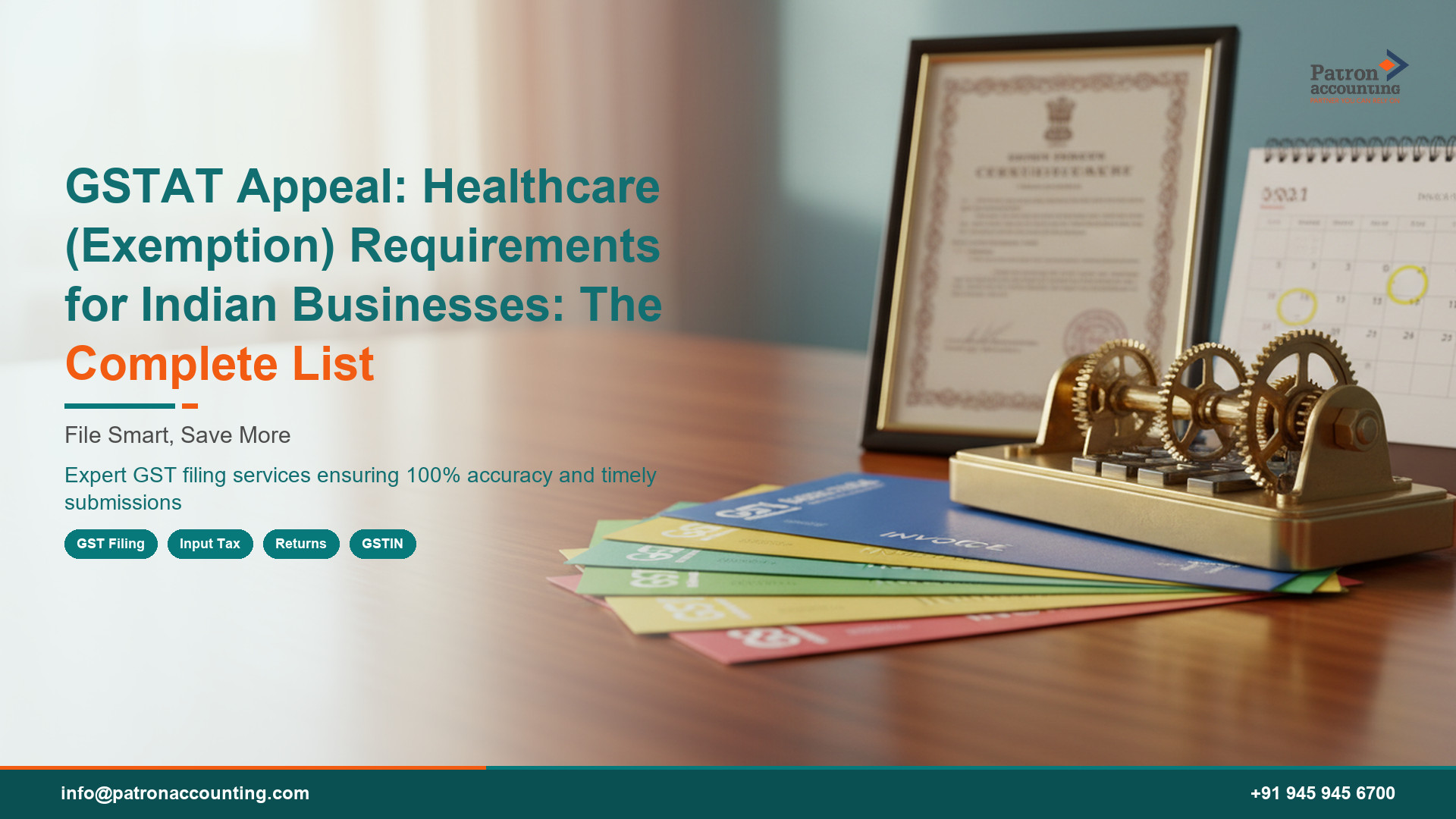 GSTAT Appeal: Healthcare (Exemption) Requirements for Indian Businesses: The Complete List
