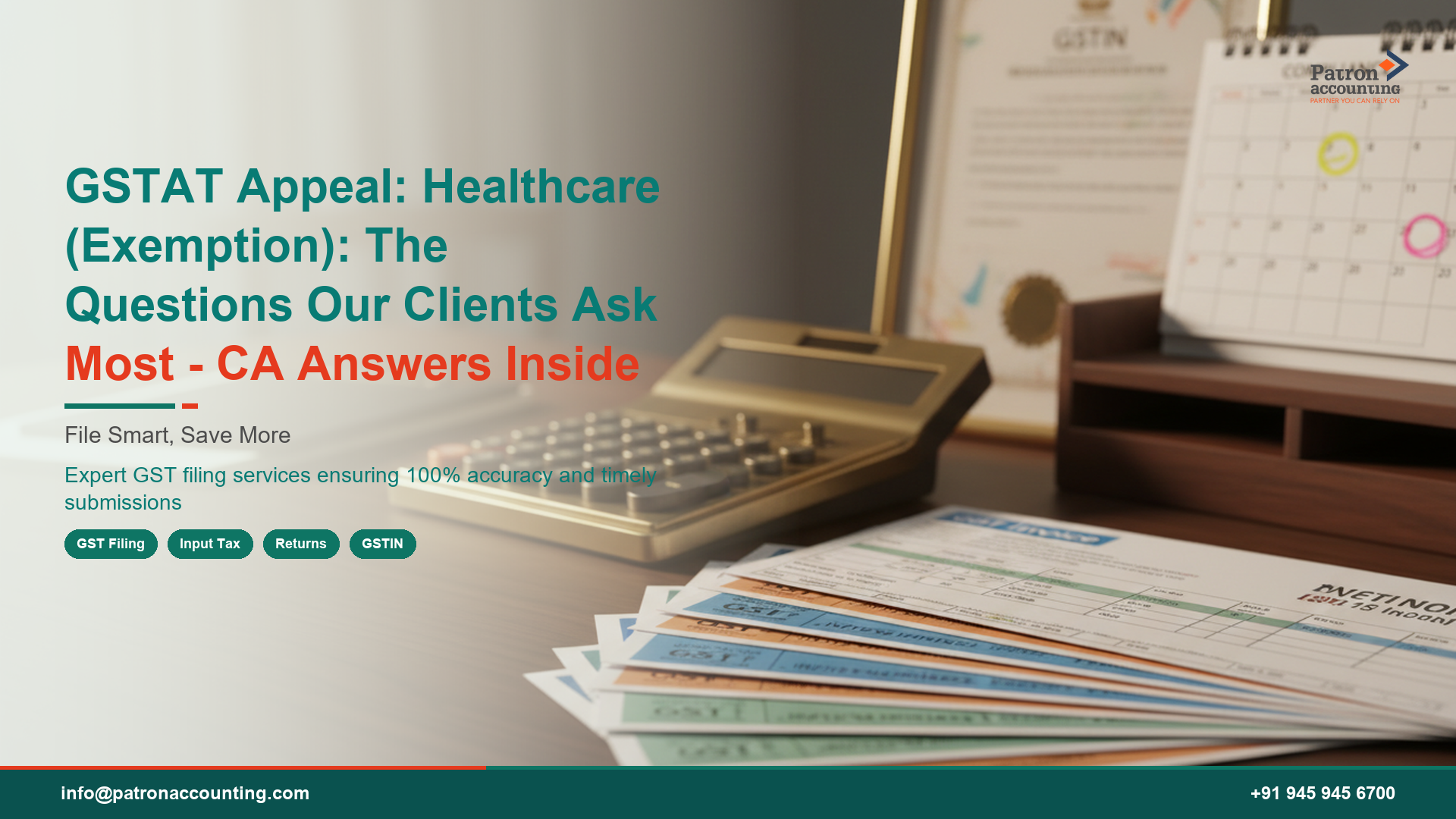 GSTAT Appeal: Healthcare (Exemption): The Questions Our Clients Ask Most - CA Answers Inside