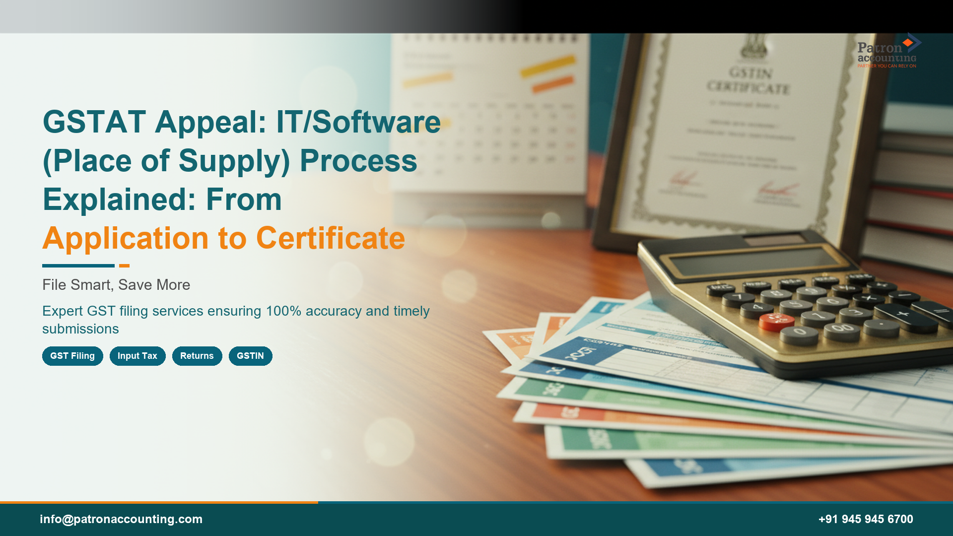 GSTAT Appeal: IT/Software (Place of Supply) Process Explained: From Application to Certificate