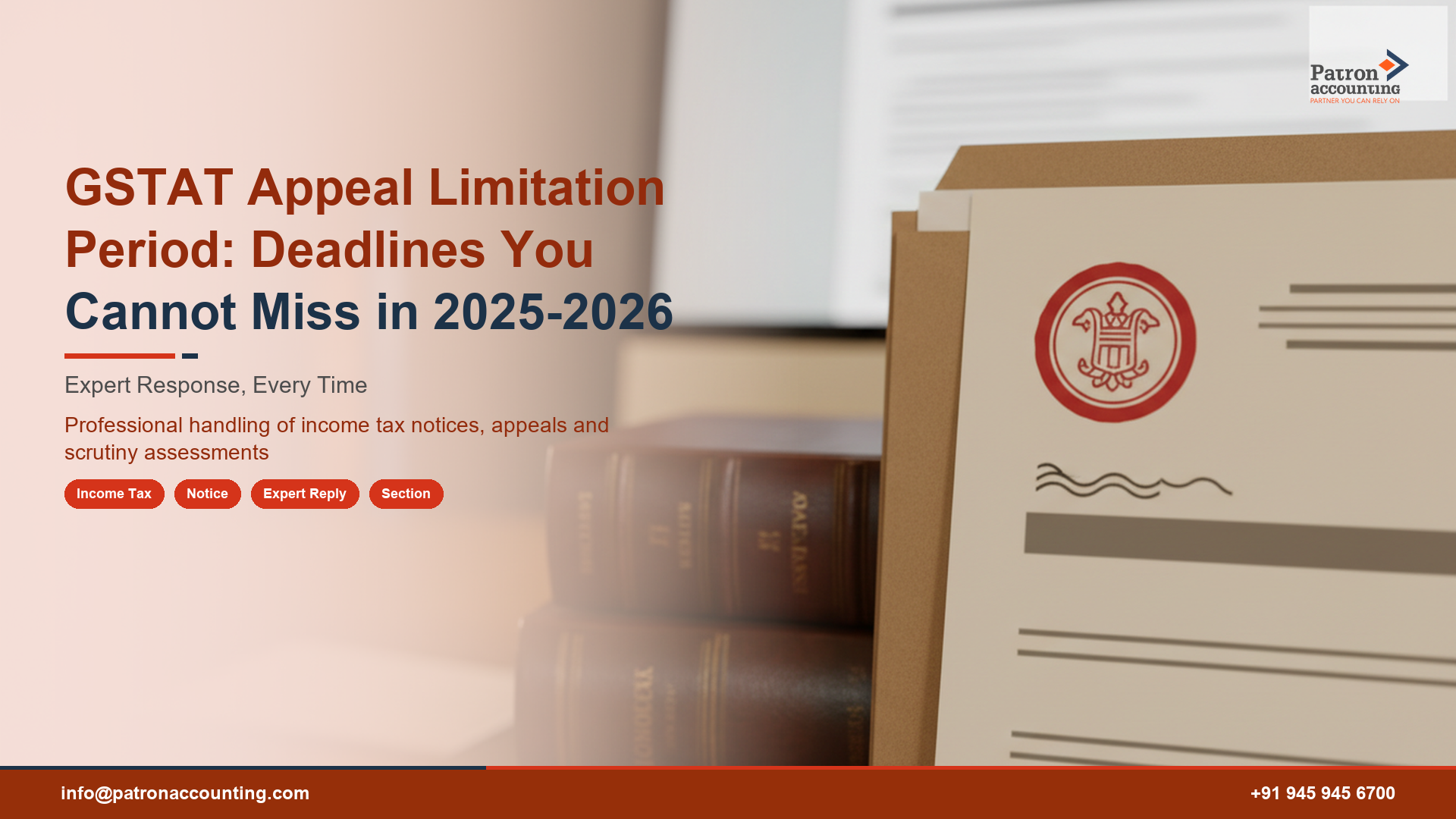 GSTAT Appeal Limitation Period: Deadlines You Cannot Miss in 2025-2026