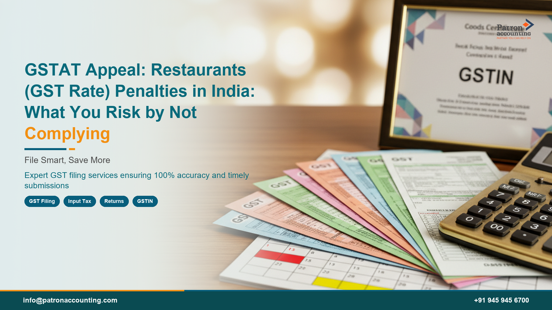 GSTAT Appeal: Restaurants (GST Rate) Penalties in India: What You Risk by Not Complying