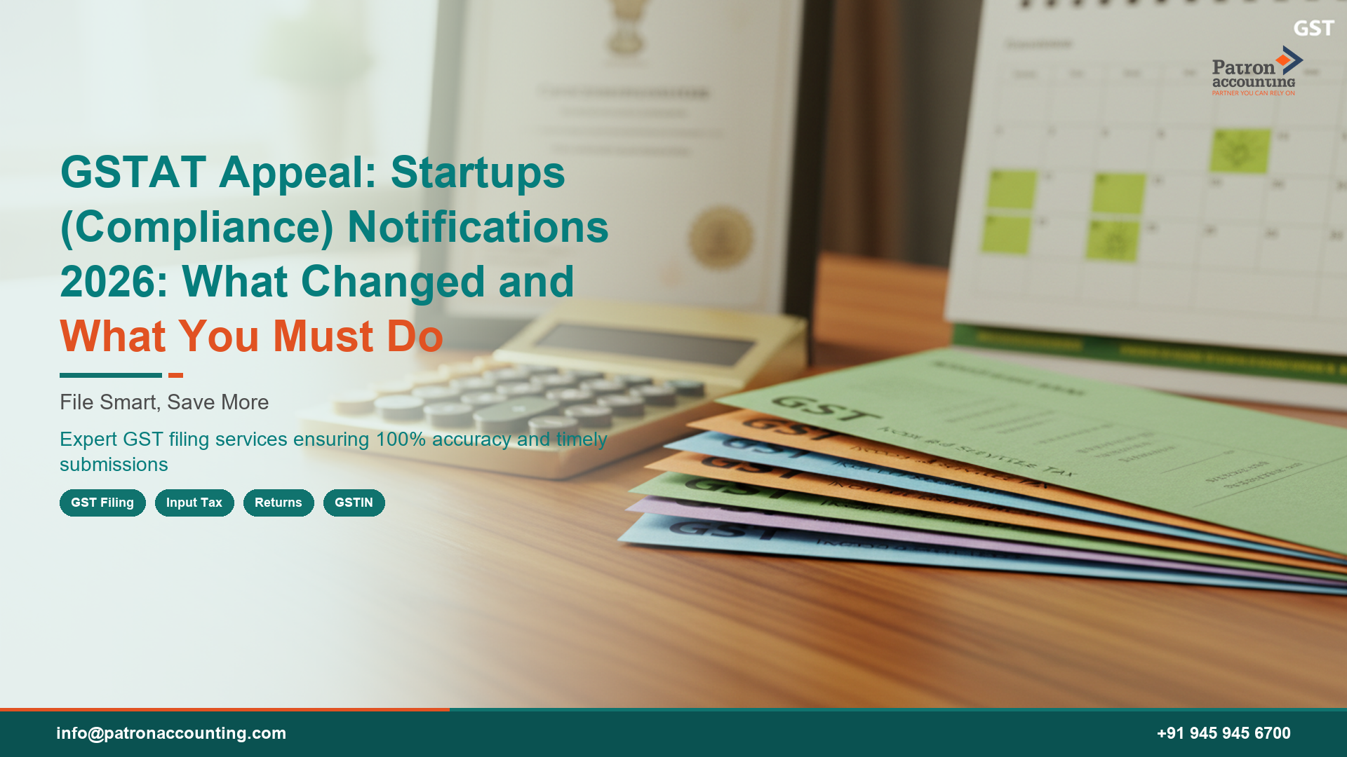 GSTAT Appeal: Startups (Compliance) Notifications 2026: What Changed and What You Must Do