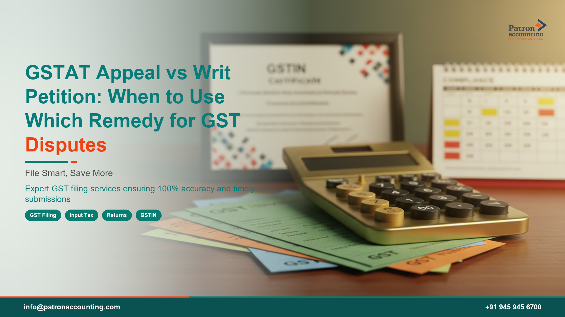 GSTAT Appeal vs Writ Petition: When to Use Which Remedy for GST Disputes