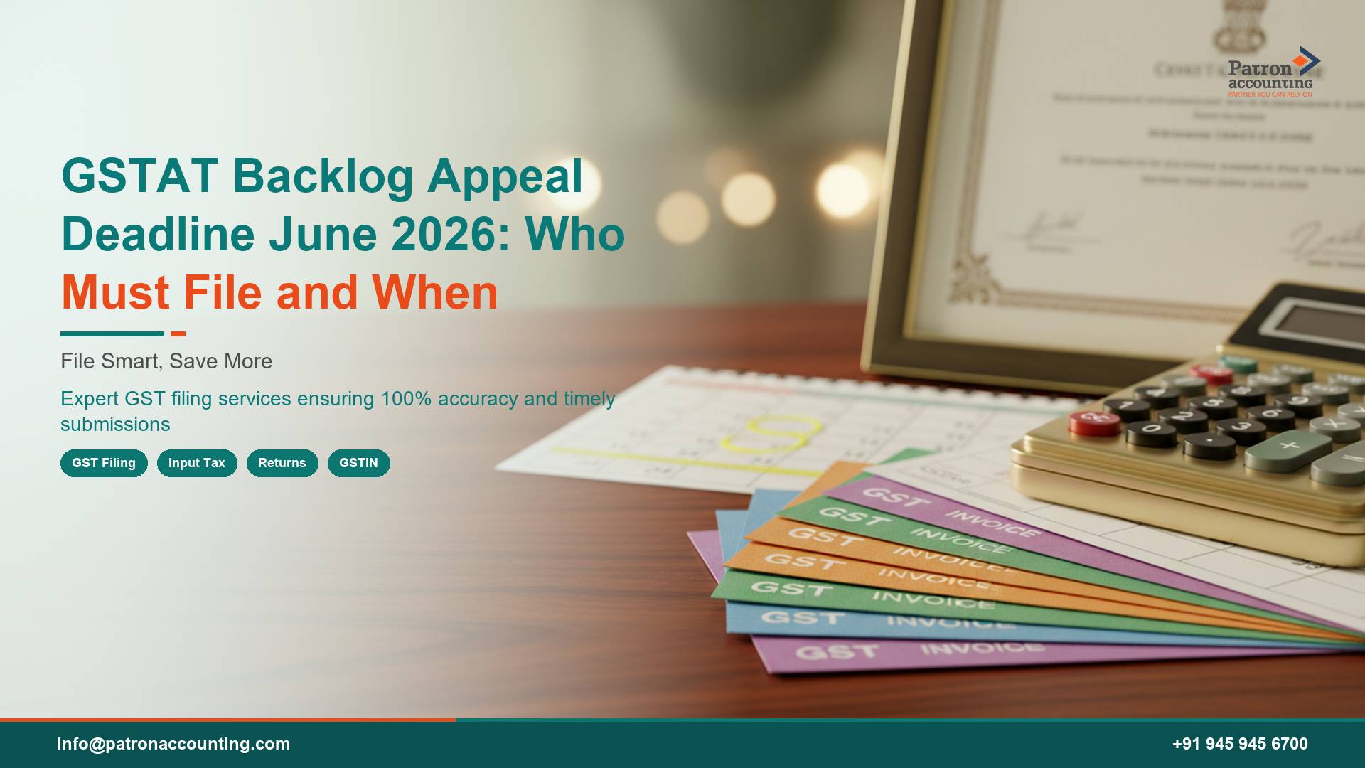 GSTAT Backlog Appeal Deadline June 2026: Who Must File and When