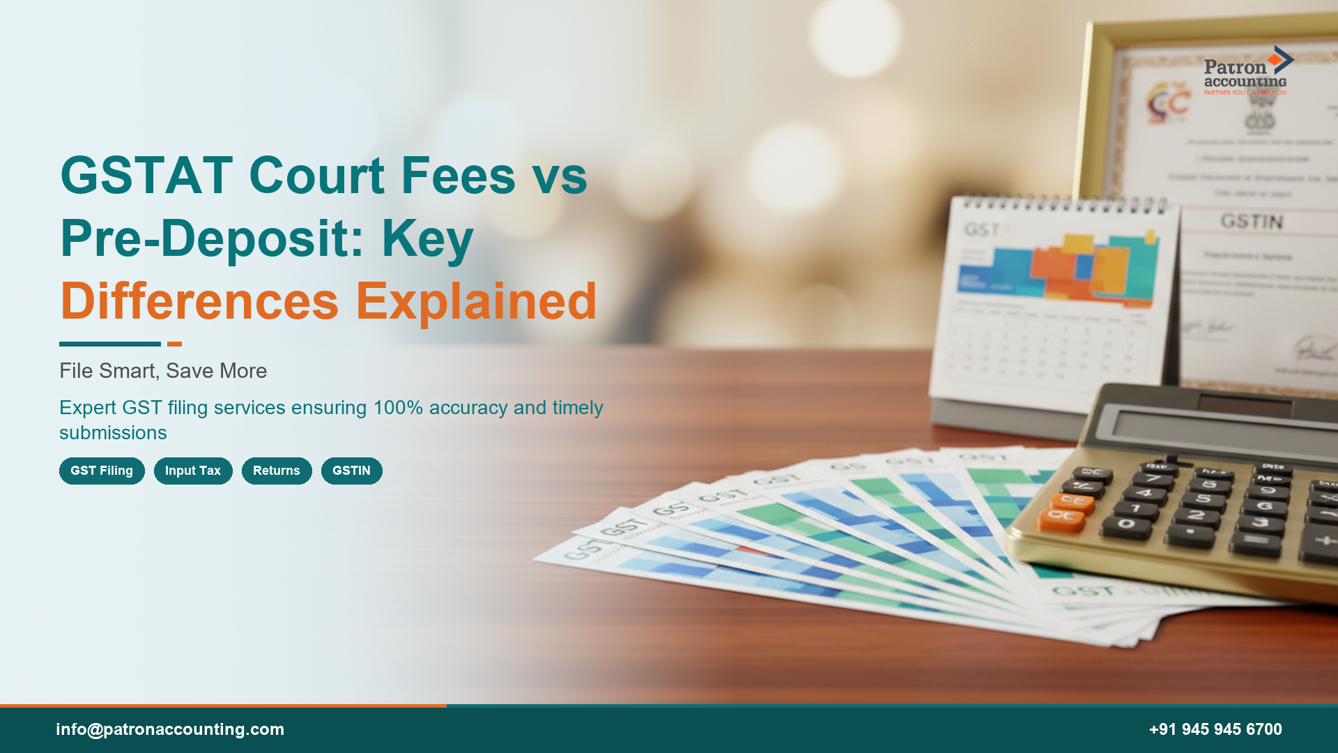 GSTAT Court Fees vs Pre-Deposit: Key Differences Explained